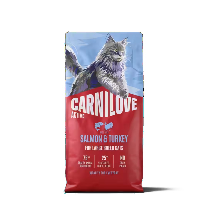 Carnilove Cat Active Dry Salmon&Turkey Adult LB 2kg