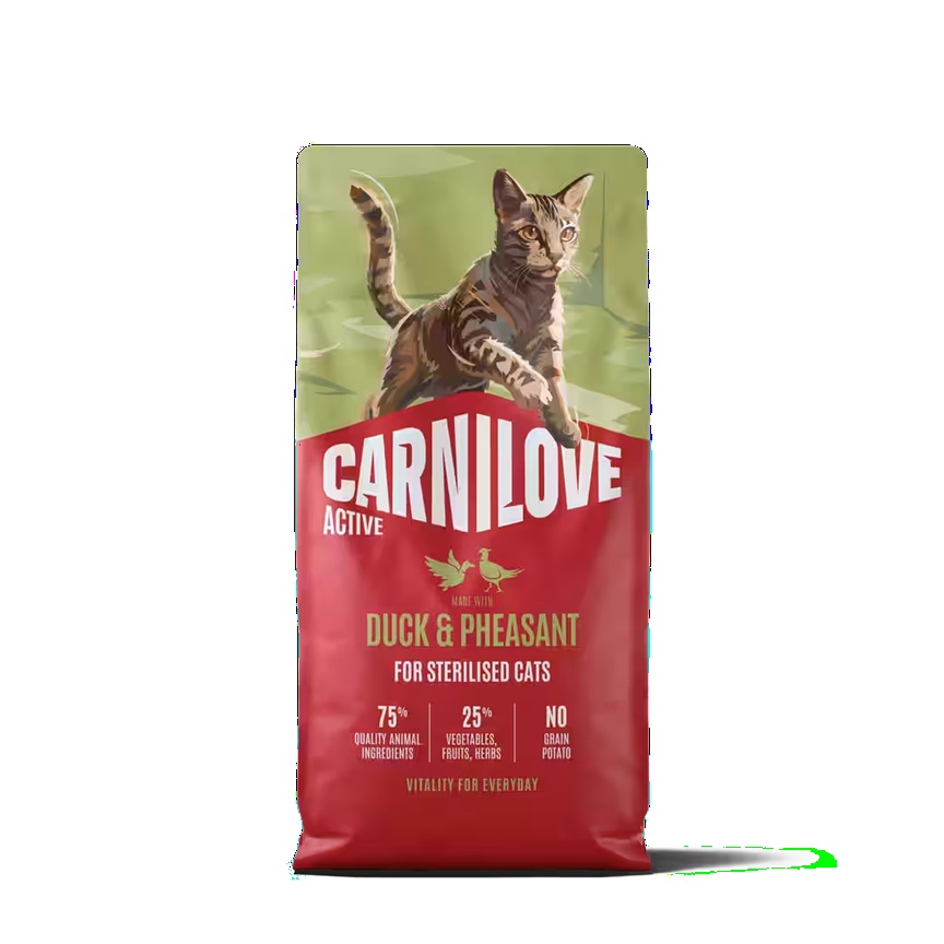 Carnilove Cat Active Dry Duck&Pheas.Steril. 6kg