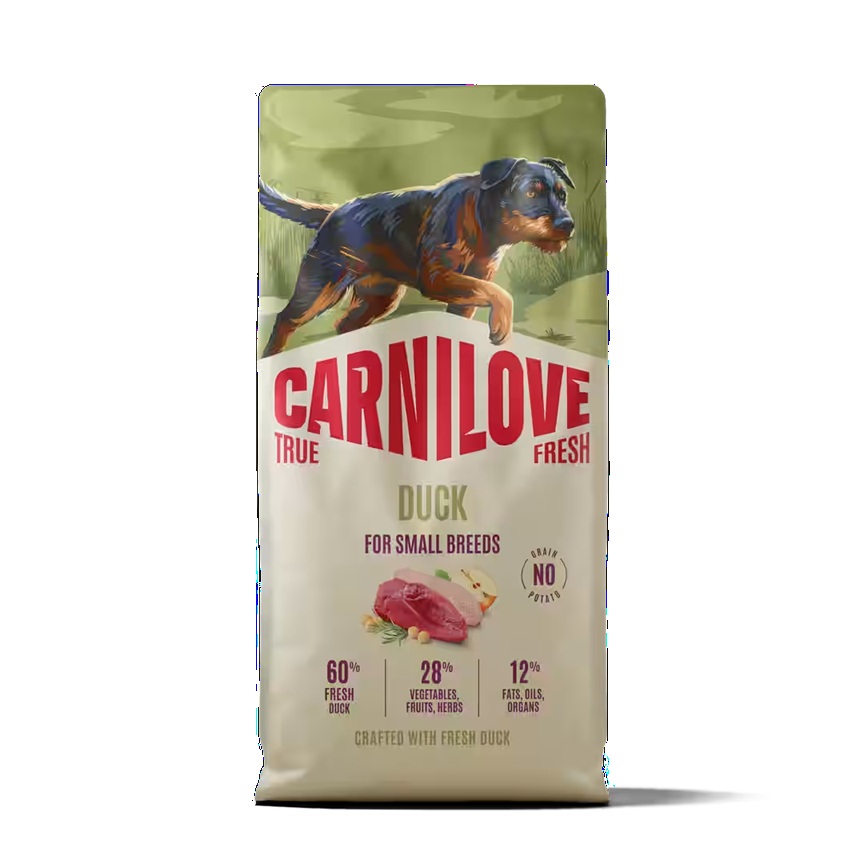 Carnilove Dog True Fresh Dry Duck Adult Small Br. 12kg