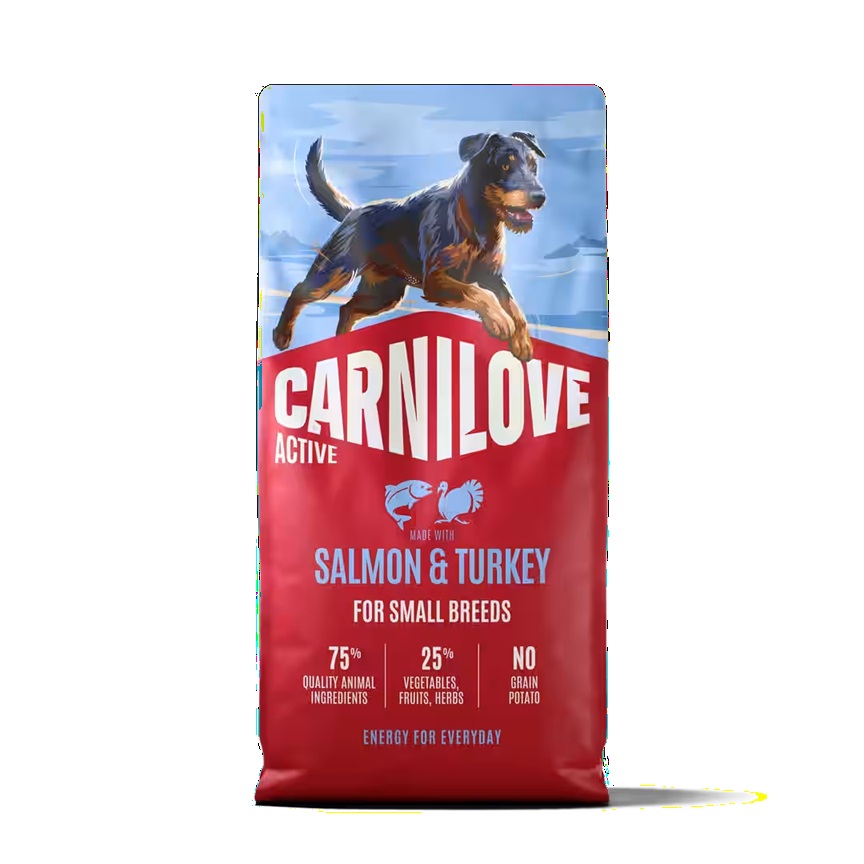 Carnilove Dog Active Dry Salmon&Turkey Adult Small Br. 4kg