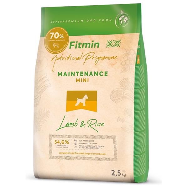 Fitmin mini lamb and rice 2,5kg