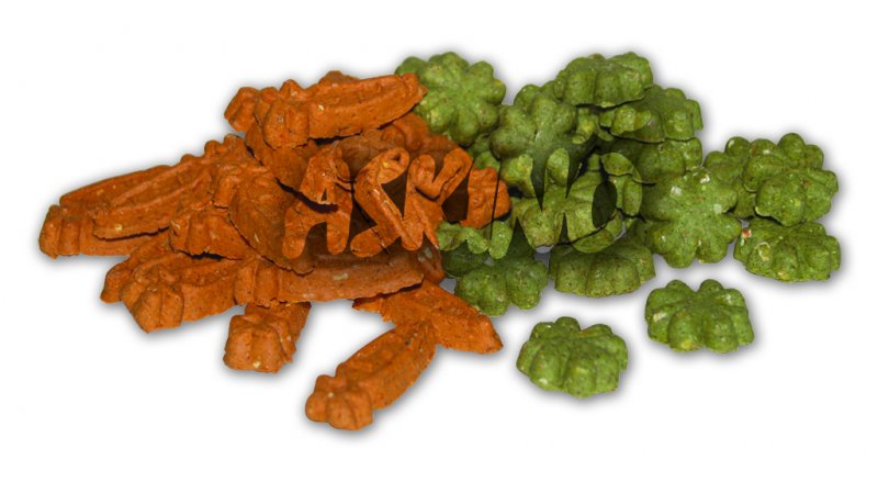 CARROT CLOVER MIX - mrkvičky a čtyřlístky pro hlodavce 2,5 kg