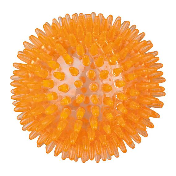 Ježatý míček,  pevný plast (TPR) 8 cm
