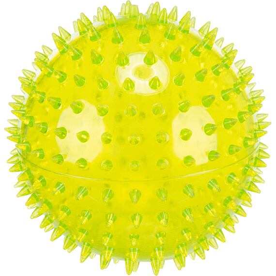 Ježatý míček, pevný plast (TPR) 12 cm