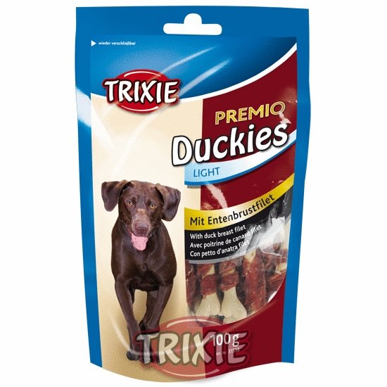 Premio DUCKIES kosti s vápníkem potažené kachním masem 100g