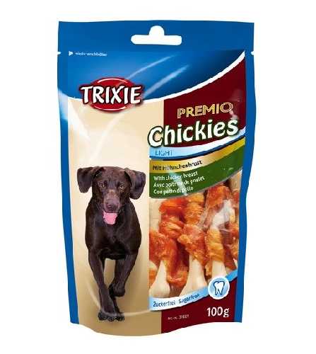 Premio CHICKIES Light - kalciové kosti s kuřecím masem 100 g