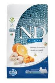 N&D OCEAN DOG Adult Mini Codfish&Pump&Orang 7kg