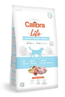 Calibra Dog Life Junior Medium Breed Chicken 2,5kg