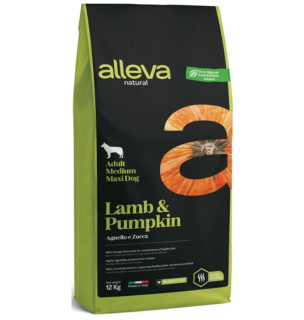 ALLEVA NATURAL Dog Dry Adult Lamb&Pumpkin Medium/Maxi 2kg