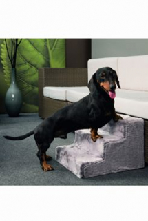 Schody pro psa Easy Step Dog 43x41x29cm šedé