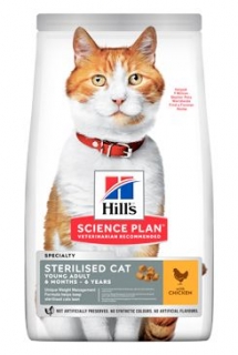 Hill's Feline Young Adult Sterilised Chicken 1,5 kg