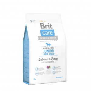 Brit Care Dog Grain-free Junior Large Breed Salmon & Potato 3kg