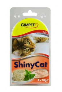 Gimpet Shiny cat konz. - kuře 2 x 70 g