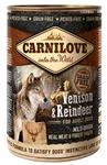 Carnilove Wild Meat Venison + Reindeer Grain Free 400 g konzerva