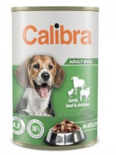 Calibra Dog konz.Lamb,beef&chick. in jelly 1240g