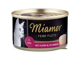 Miamor Cat Filet konzerva kuře+šunka v želé 100g