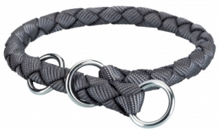 Nylonový obojek kulatý CAVO (L) 47-55 cm/18 mm - grafit