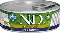 N&D PRIME Cat konz. Adult Lamb & Blueberry 80 g