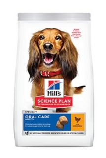 Hill's Science Plan Canine Adult Oral Care Medium Chicken 2 kg 