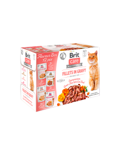 Brit Care Cat Fillets Gravy Flavour box 4x3ks(12x85g)