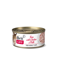 Brit Care Cat konz Fillets Chicken&Milk 70g