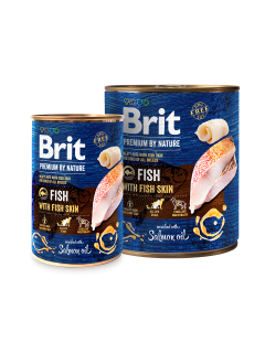 Brit Premium Dog by Nature konz Fish & Fish Skin 400g
