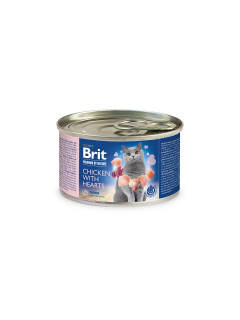 Brit Premium Cat by Nature konz Chicken&Hearts 200g