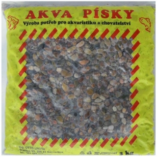 Písek akvarijní Akva č.10 - přírodní 3 kg 4 - 6 mm