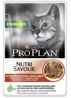 PRO PLAN Cat kaps. Sterilised Beef 85 g