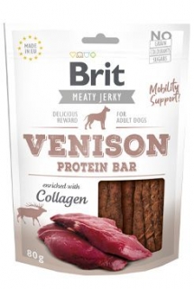 Brit Jerky Venison Protein Bar 80g