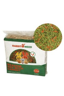 Seno luční s mrkví RabbitWeed 0,6kg 1,9 l