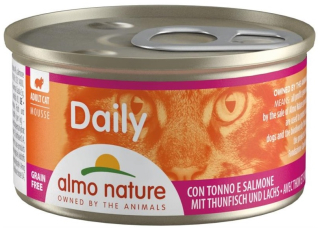 Almo Nature Daily Menu cat konz. tuňák a losos 85g