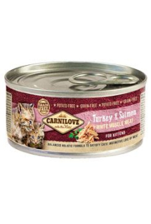 Carnilove Cat WMM konz. Kitten Turkey & Salmon 100 g