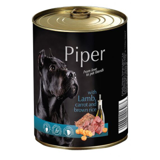 PIPER s jehněčím a mrkví, konzerva pro psy 400g