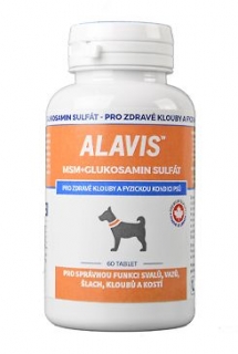 Alavis MSM+Glukosamin sulfát pro psy 60tbl