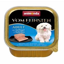 ANIMONDA paštika ADULT - drůbeží+treska obecná pro psy 150g