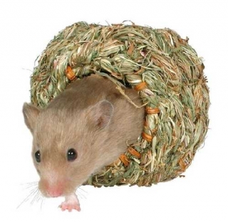 Pelíšek - travní hnízdo MALÉ pro myš, křečka 10cm