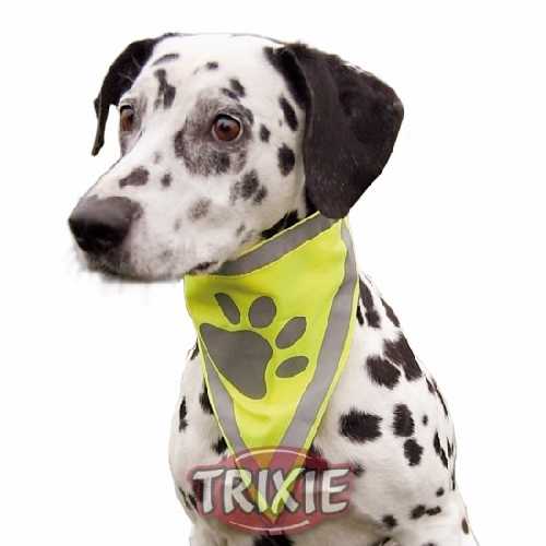 Reflexní šátek pro psa L-XL 43-60 cm