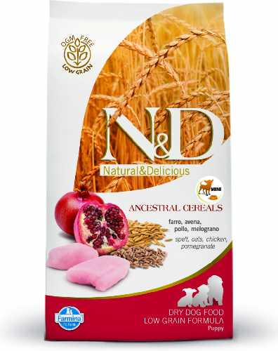 N&D Low Grain DOG Puppy Mini Chicken & Pomegr 2,5kg